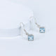 Blue Topaz Serene Drop Earrings in 92.5 Sterling Silver