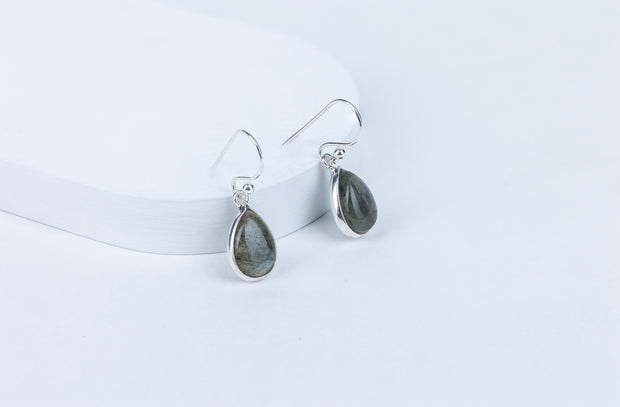 Laborodite Teardrop Danglings in 92.5 Sterling Silver