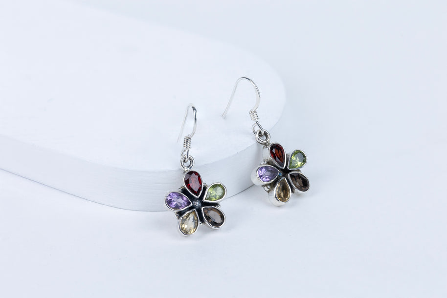 BTS Crystal Fusion Earrings in 92.5 Sterling Silver