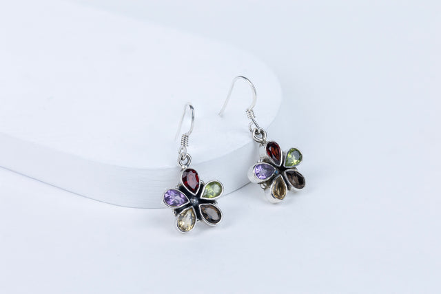 BTS Crystal Fusion Earrings in 92.5 Sterling Silver