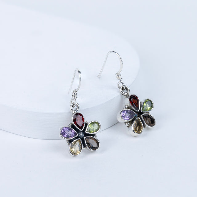 BTS Crystal Fusion Earrings in 92.5 Sterling Silver