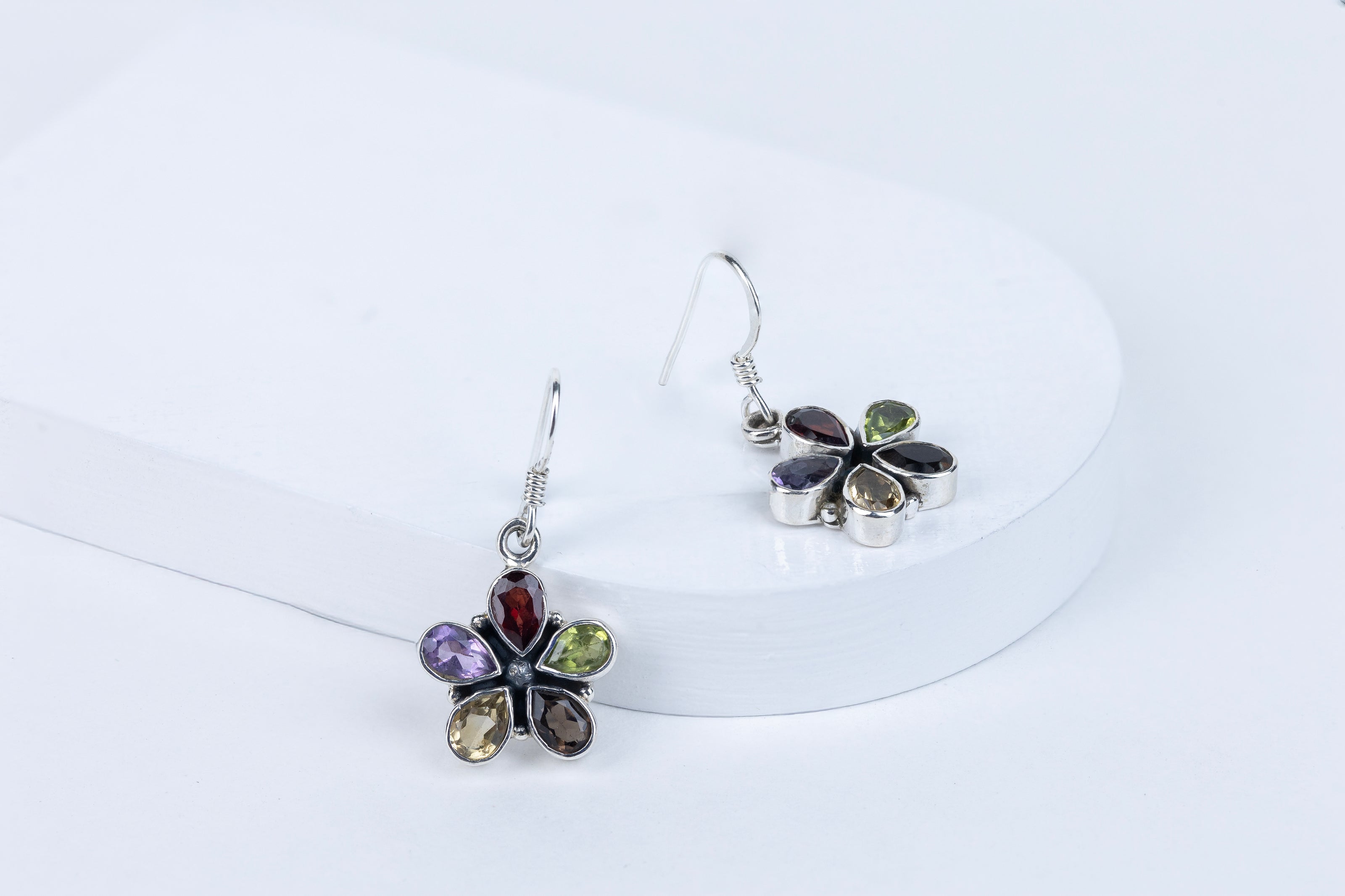 BTS Crystal Fusion Earrings in 92.5 Sterling Silver