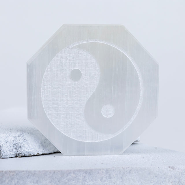 Octagon Shaped Selenite Plate