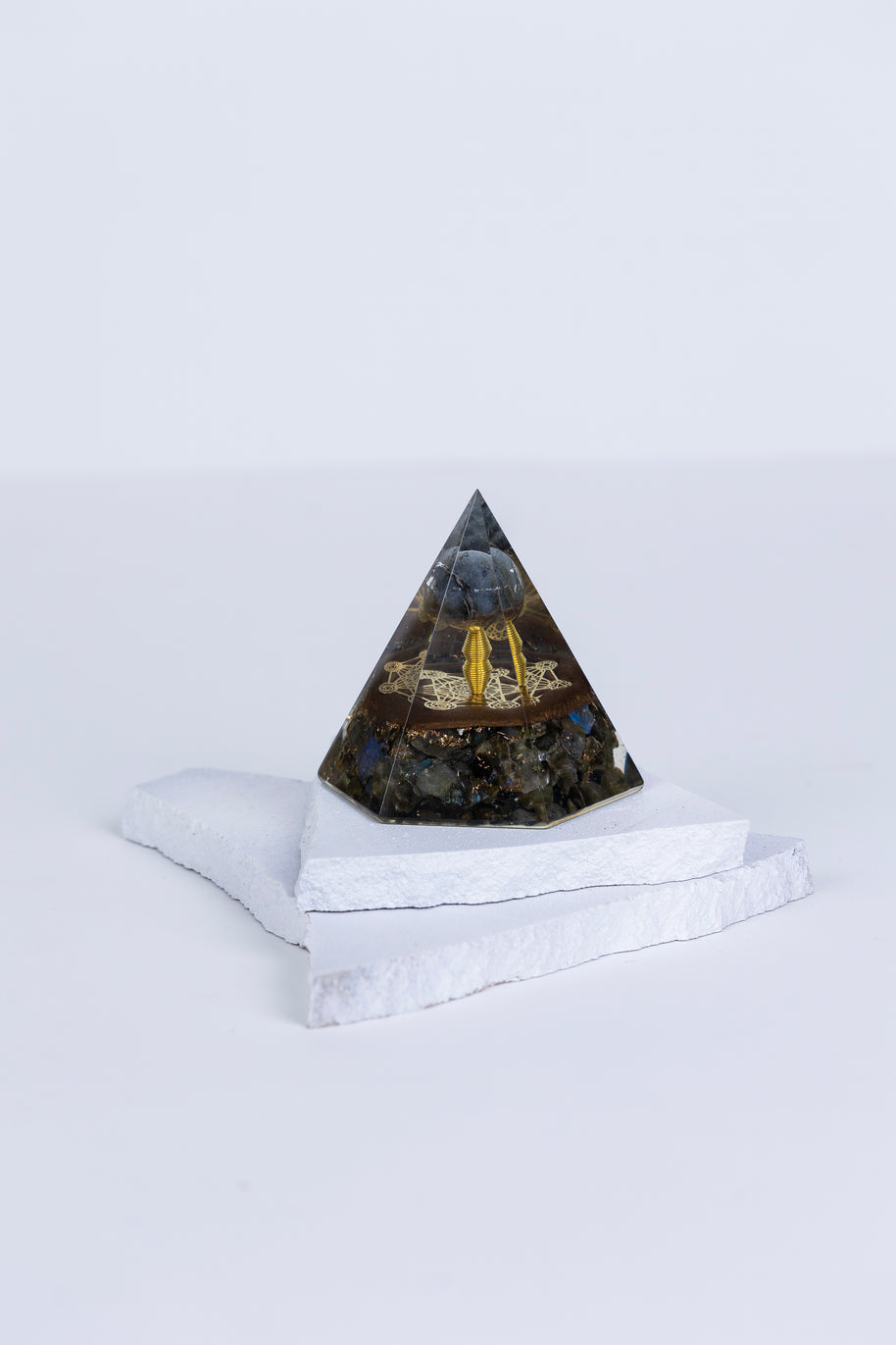 Labradorite pyramid