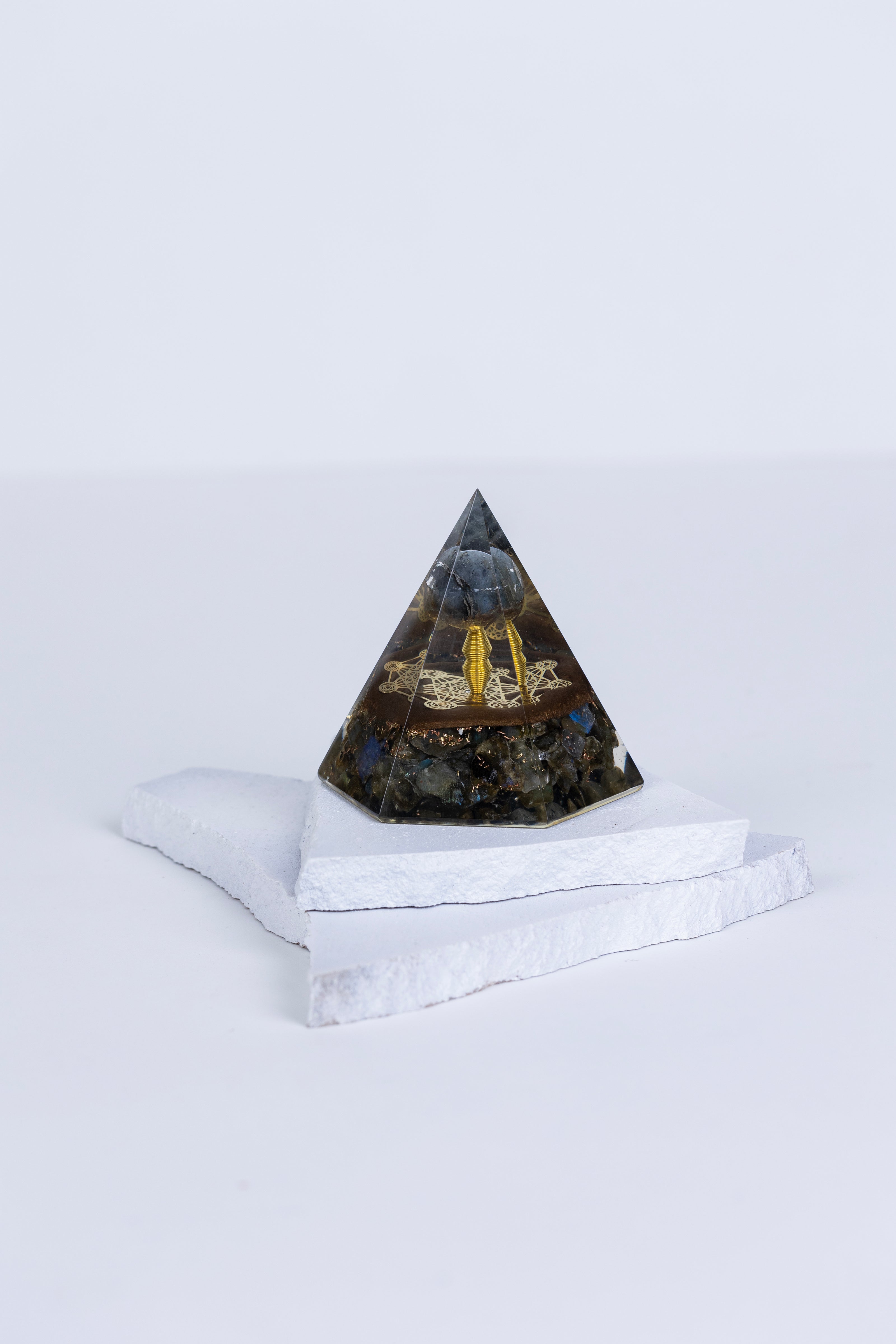 Labradorite pyramid