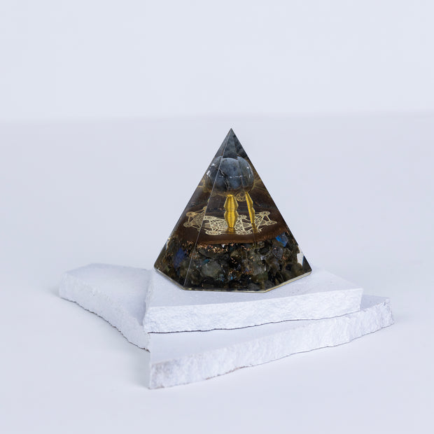 Labradorite pyramid