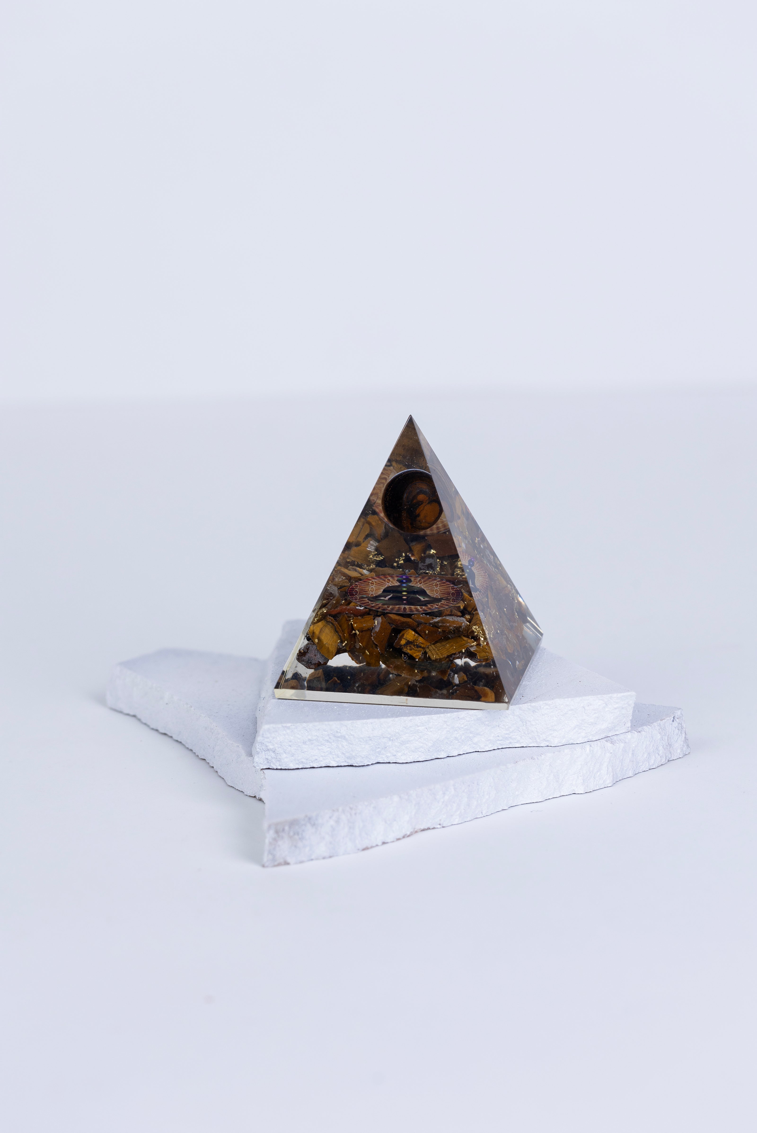 Tiger's Eye pyramid