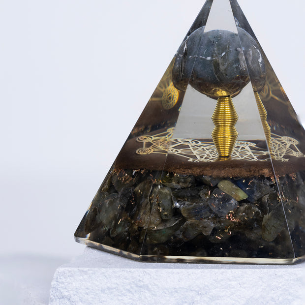 Labradorite pyramid
