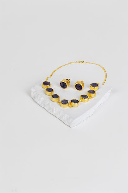 Amethyst Necklace set