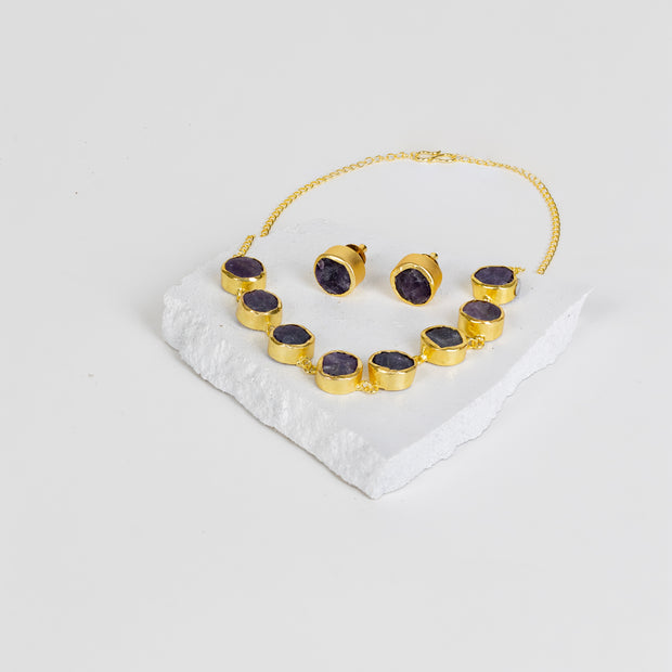 Amethyst Necklace set