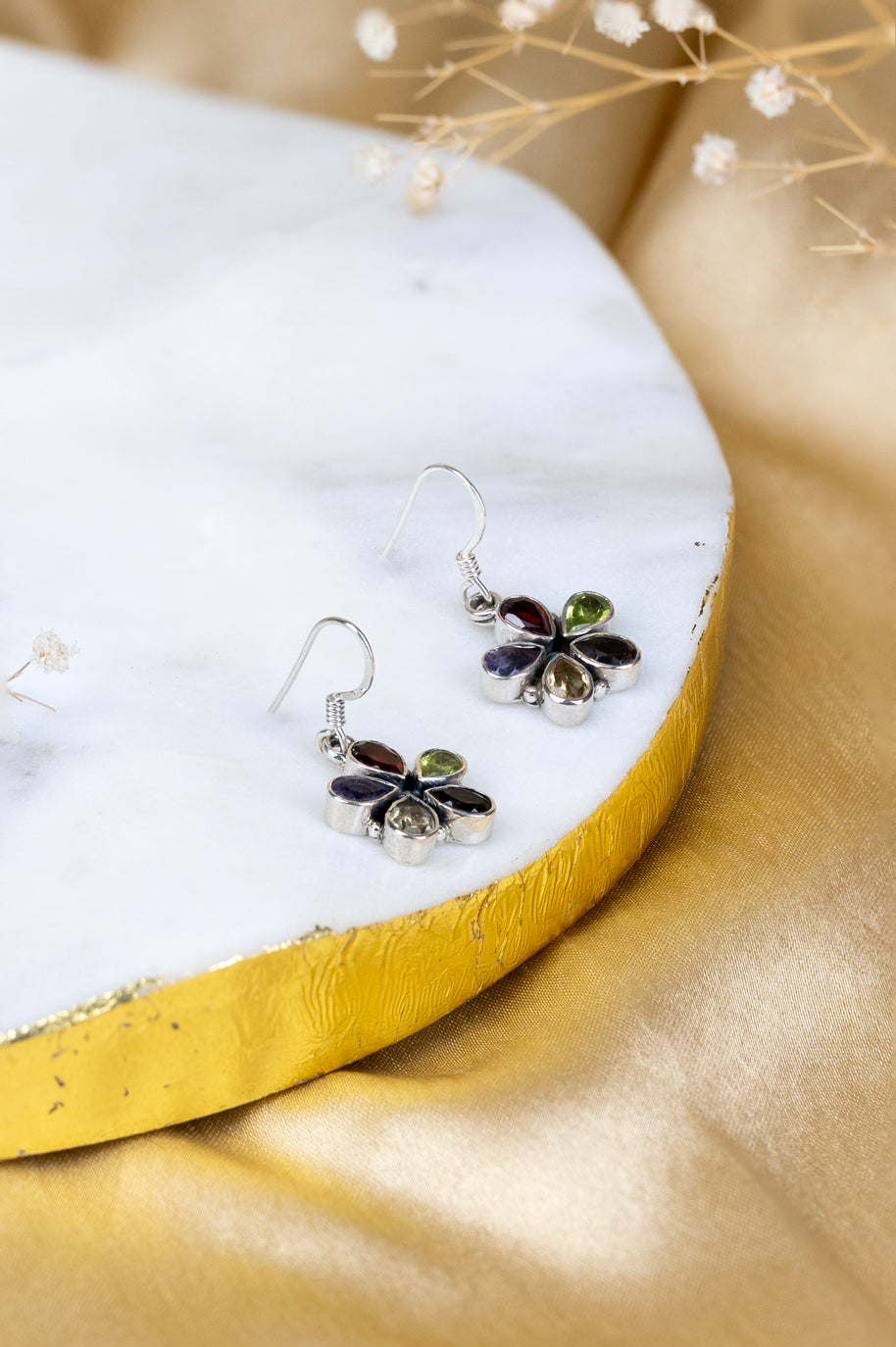 BTS Crystal Fusion Earrings in 92.5 Sterling Silver