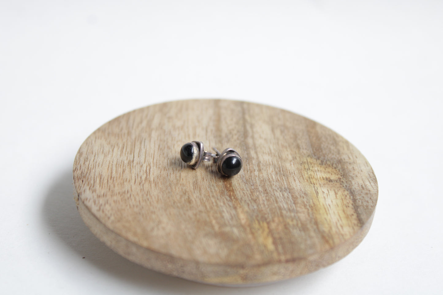 Black Tourmaline 92.5 Sterling Silver Set