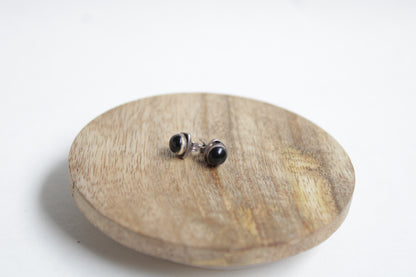 Black Tourmaline 92.5 Sterling Silver Set