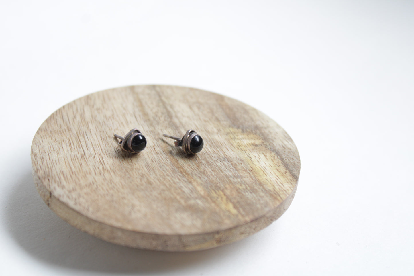 Black Tourmaline 92.5 Sterling Silver Set