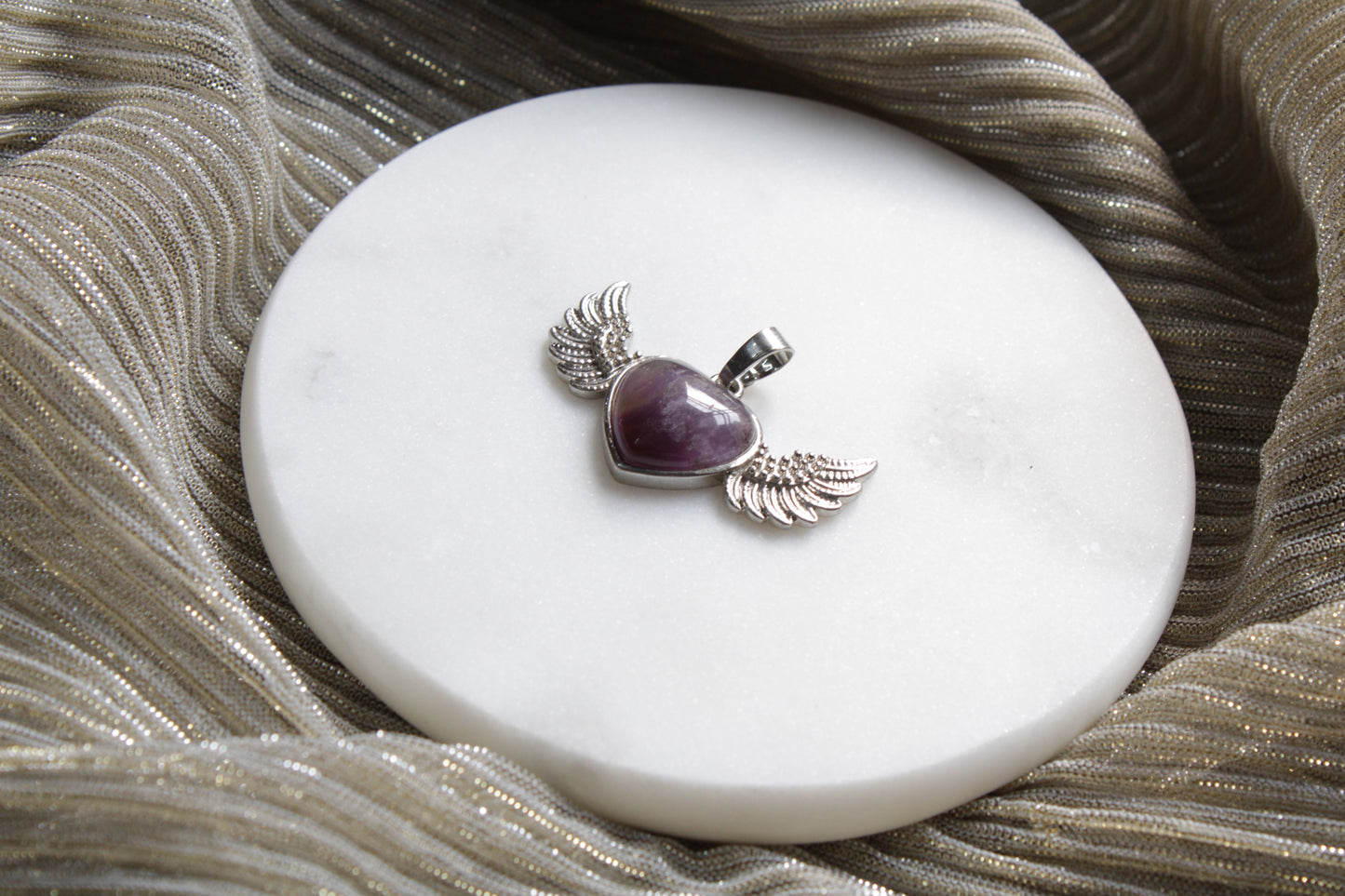 Amethyst Angel Wings