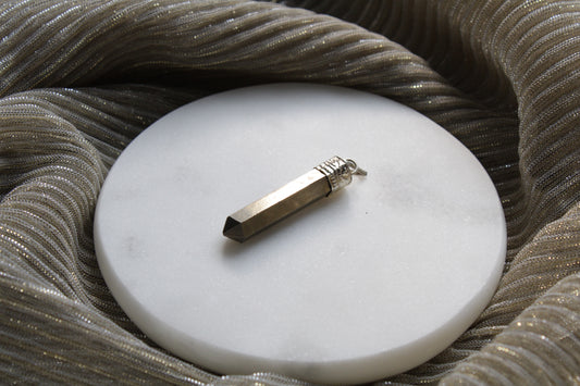 Pyrite Pencil Pendant