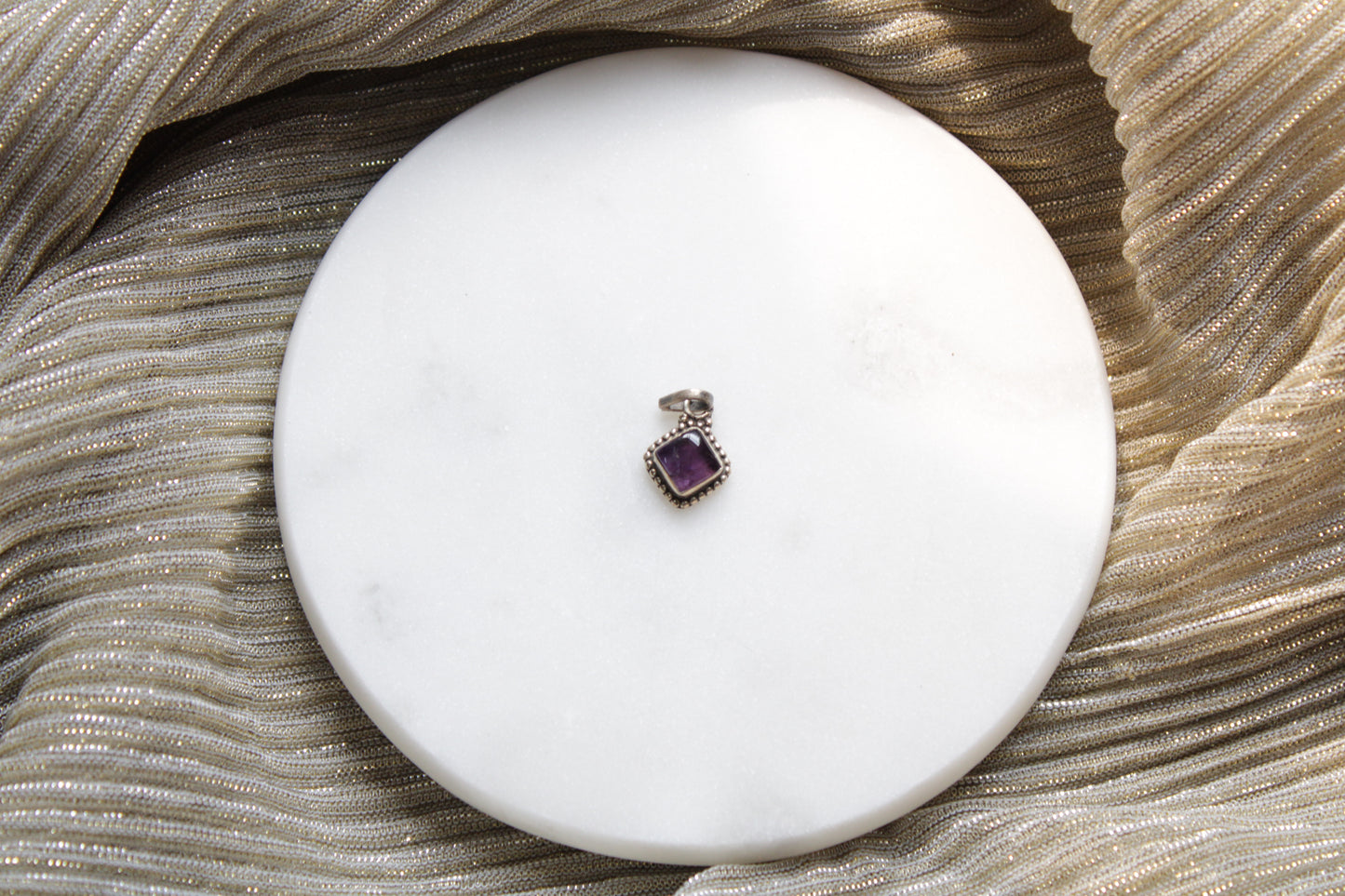 Amethyst Silver pendant