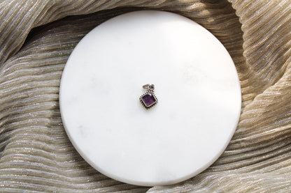 Amethyst Silver pendant