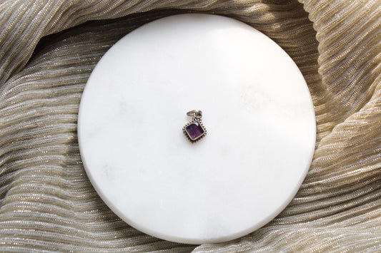 Amethyst Silver pendant