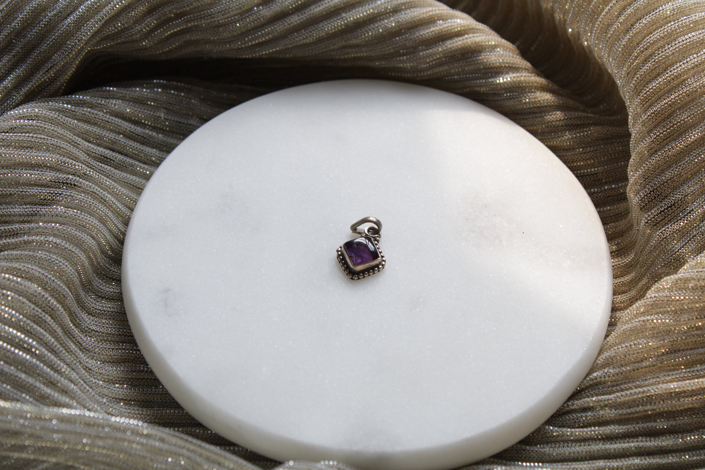 Amethyst Silver pendant