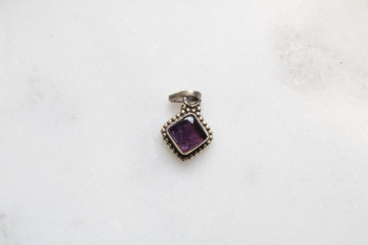 Amethyst Silver pendant